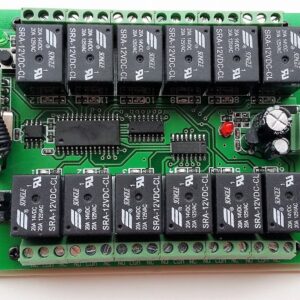Ασύρματος δέκτης 12 εντολών 12Volt 12 κανάλια