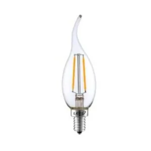 Λάμπα LED E14 C35T 2W Θερμό, Filament, κερί