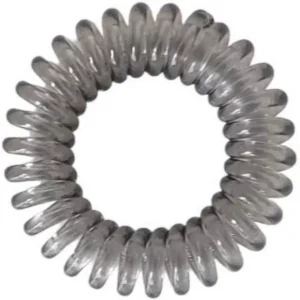 Λαστιχάκι μαλλιών 1 τεμάχιο μαύρο διάφανο