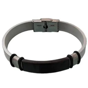 Μοντέρνο ανδρικό βραχιόλι από ανοξείδωτο μέταλλο stainless steel AST4