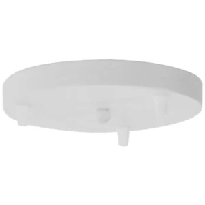 Ροζέτα για κρεμαστά φωτιστικά στρογγυλή 30cm με 3 τρύπες λευκό χρώμα