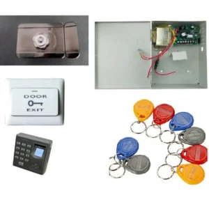 Σετ ηλεκτρομαγνητικής κλειδαριάς εξωτερικού χώρου και πληκτρολόγιο με δακτυλικό αποτύπωμα