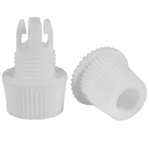 Στυπιοθλίπτης Στήριγμα Καλωδίου για Ροζέτα σε λευκό χρώμα