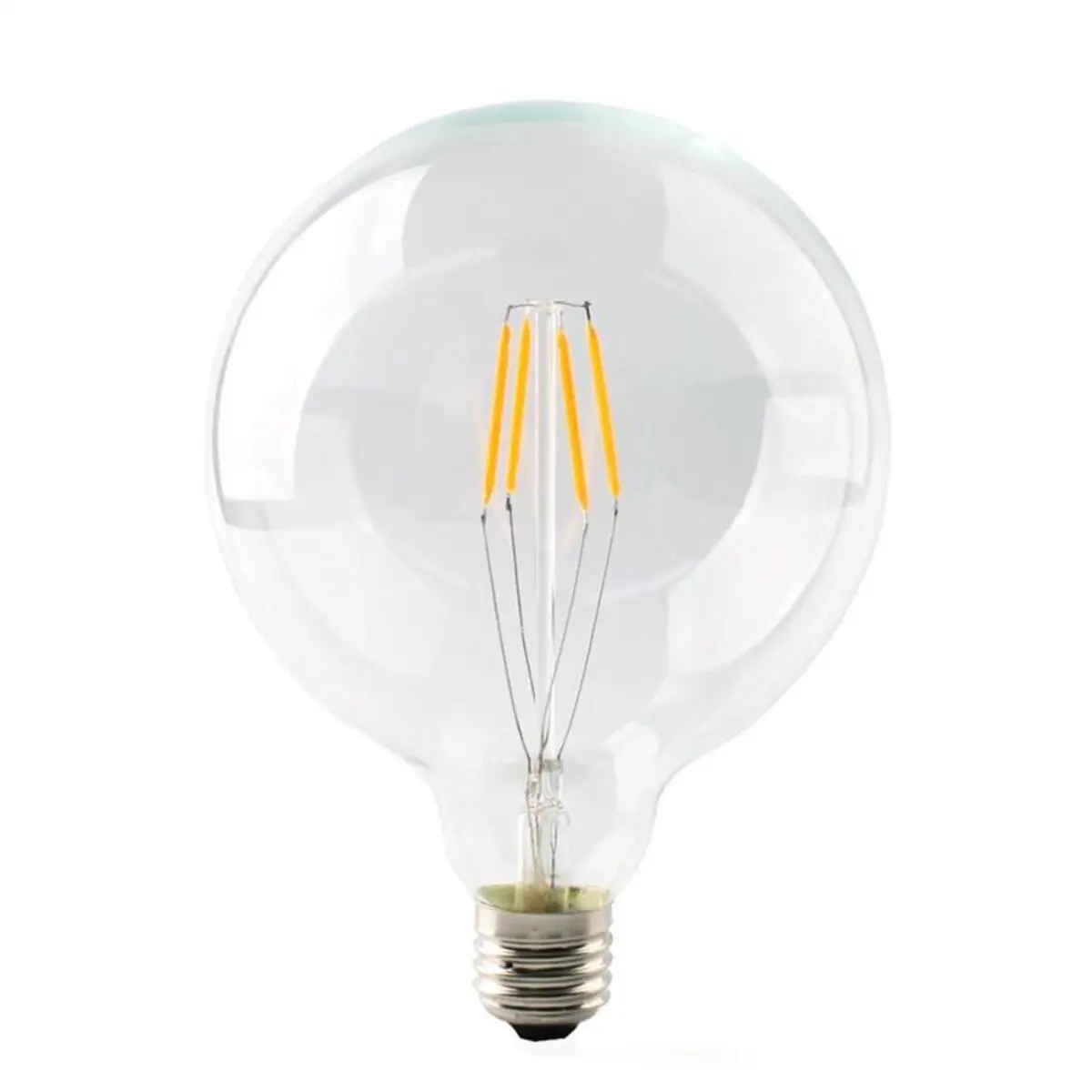 LED λαμπτήρας G125 4W E27 Θερμό Filament