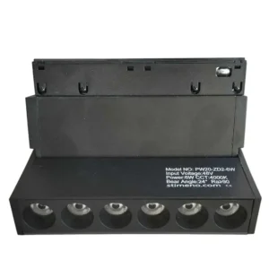 Γραμμικό Φωτιστικό Μαγνητικής Ράγας Χωνευτό πτυσσόμενο LED 6W 48V