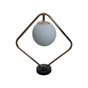 Επιτραπέζιο φωτιστικό - πορτατίφ με λάμπα G9 σε χρυσό γυαλιστερό χρώμα Serenity 10