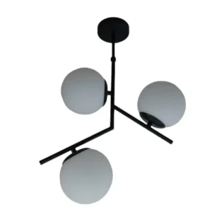 Κρεμαστό φωτιστικό οροφής με 3 λάμπες G9 C10 σε μαύρο χρώμα Serenity 21