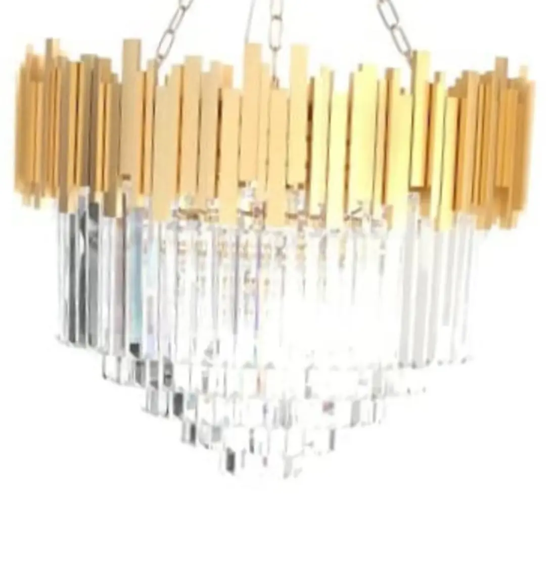 Κρεμαστό φωτιστικό οροφής με κρύσταλλο Crystal gold 3