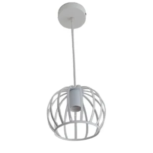 Κρεμαστό φωτιστικό οροφής σχήμα σφαιρικό σε λευκό χρώμα E27 C10 Sphera 1