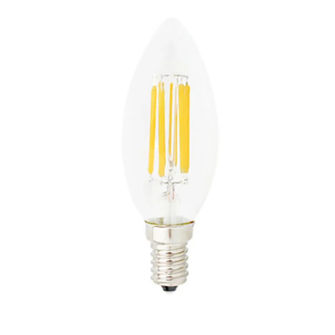Λάμπα led E14 C35 6W Ψυχρό (6500K) filament, Dimmable