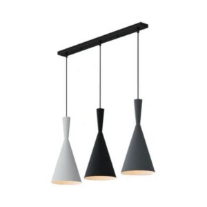 Κρεμαστό φωτιστικό οροφής τριπλό λευκό Ε27 R50 REKTO1W2BC